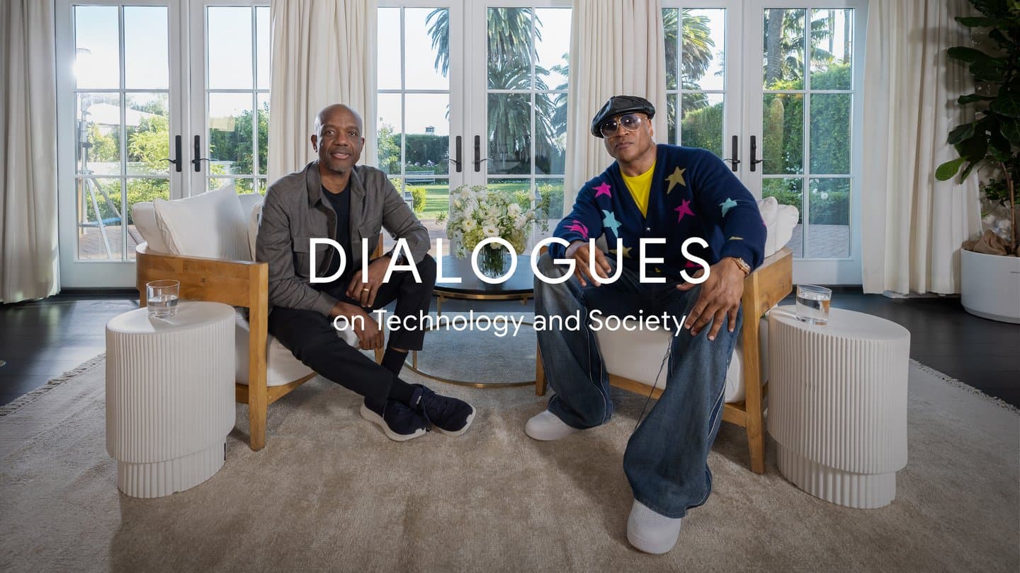 Watch James Manyika talk AI and creativity with LL COOL J.