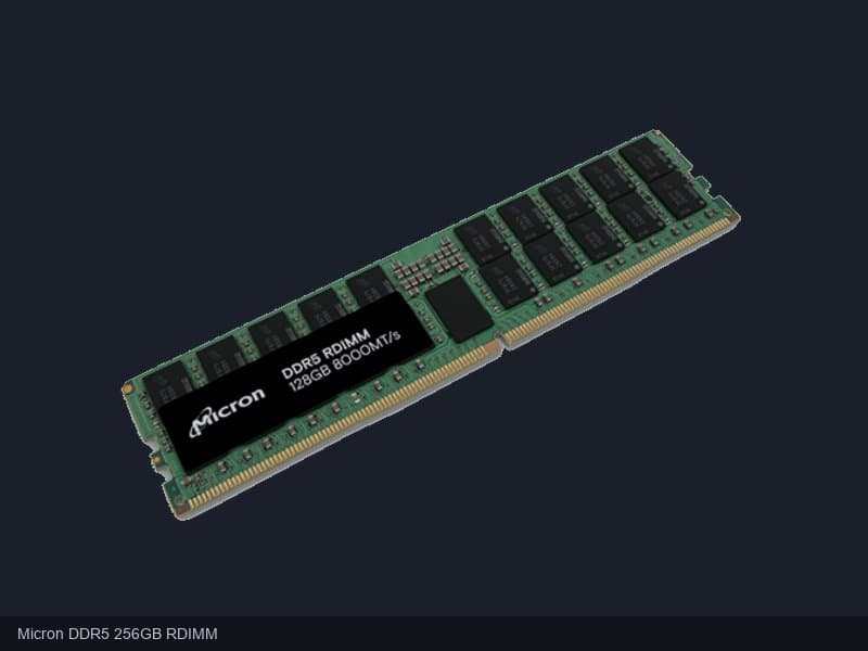 Micron DDR5 256GB RDIMM